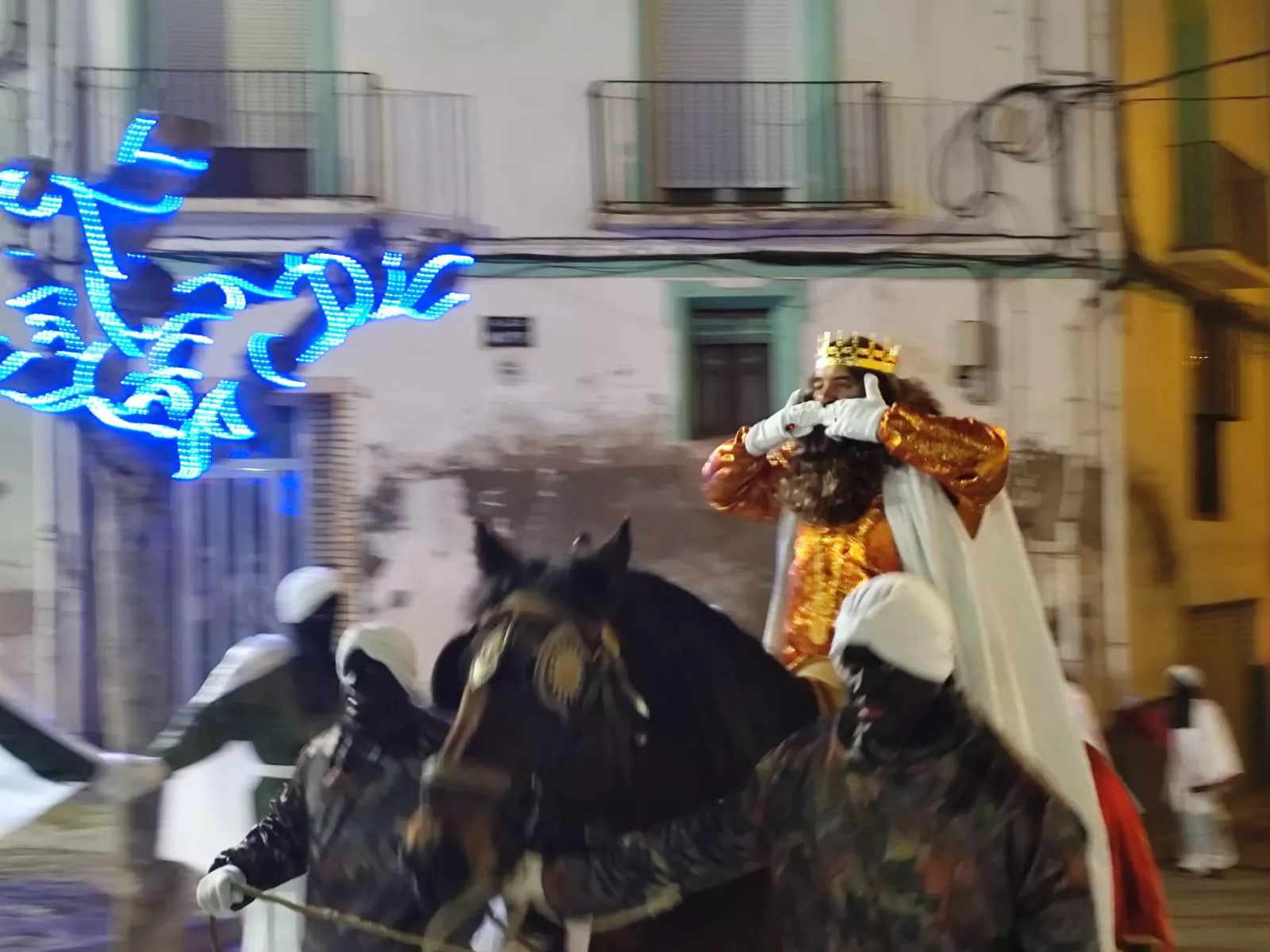 Imágenes de la Cabalgata de Reyes Magos de Tamarite