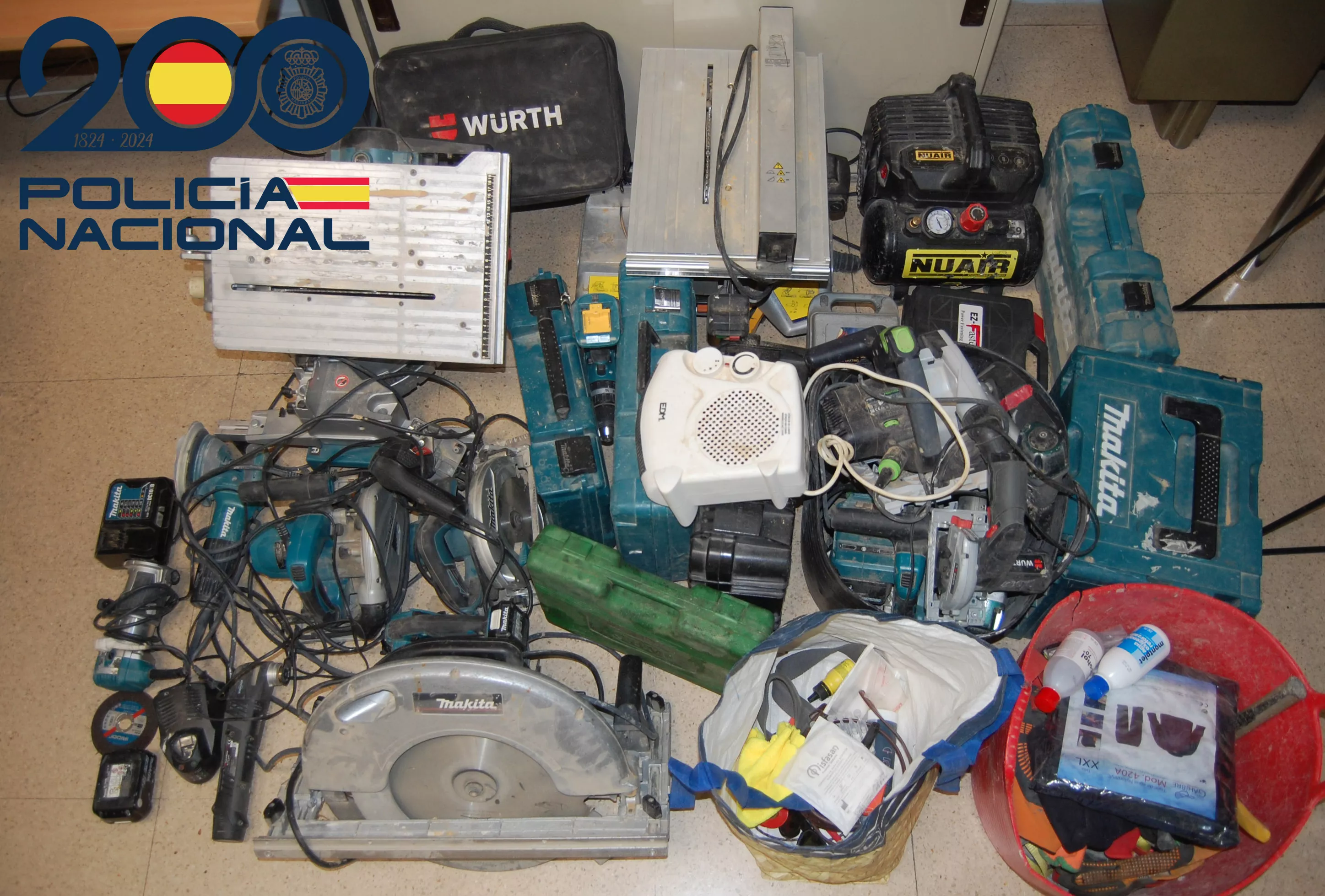 Efectos que habían robado en el Polígono Sepes