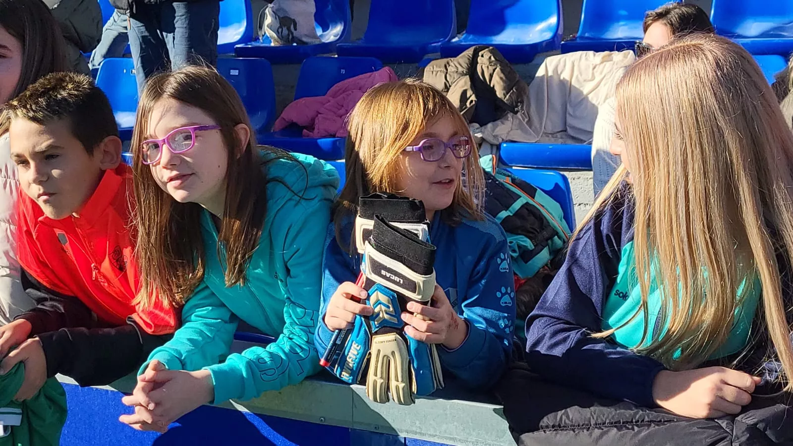 Imágenes del entrenamiento de la SD Huesca a puerta abierta. Foto: Adri Mora