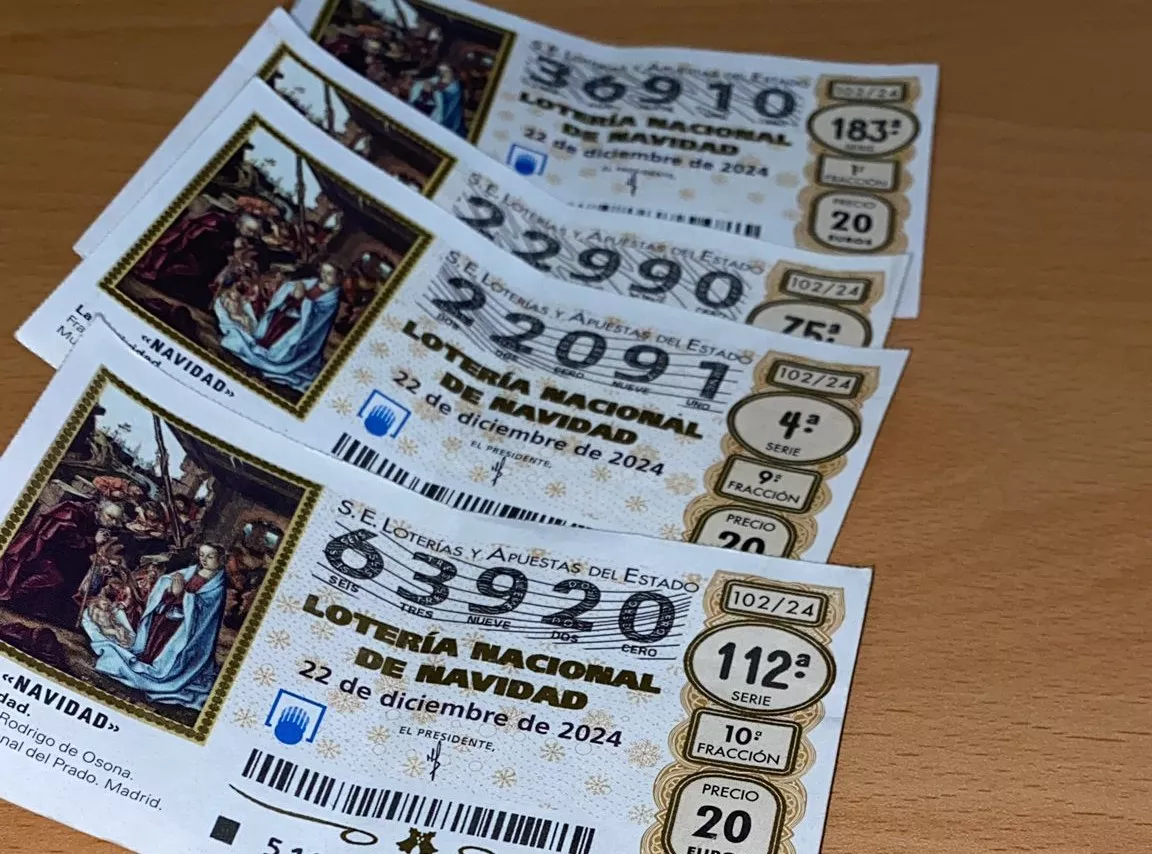 Décimos premiados recuperados por su propietario.