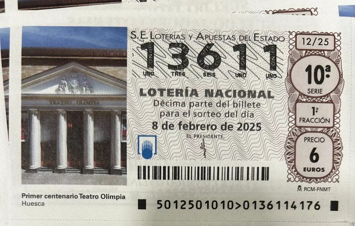 El Centenario del Teatro Olimpia ilustra el sorteo de Lotería Nacional del 8 de febrero.