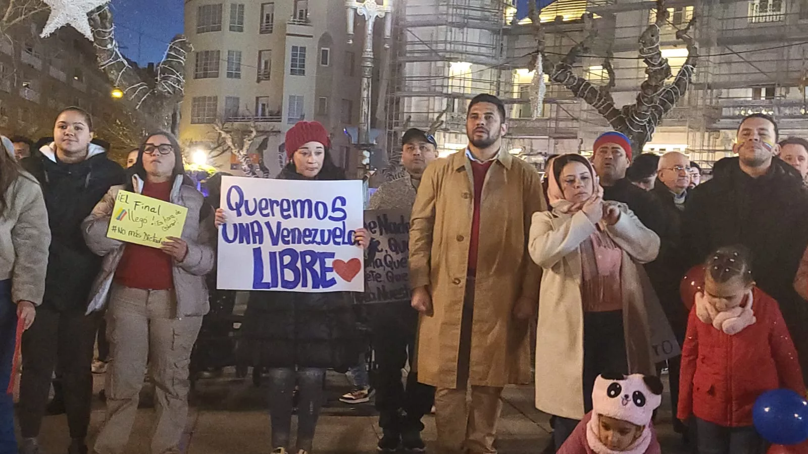 Concentración por Venezuela en Huesca