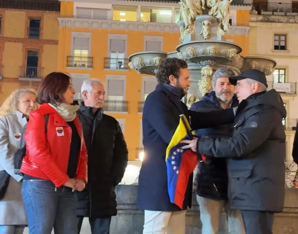 Concentración por Venezuela en Huesca