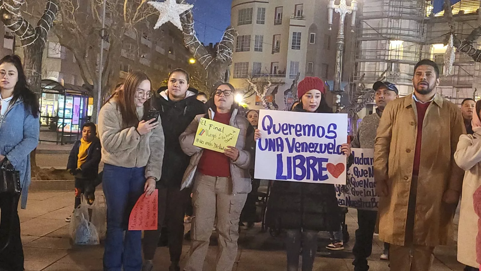 Concentración por Venezuela en Huesca