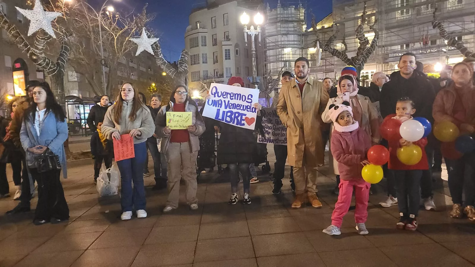 Concentración por Venezuela en Huesca