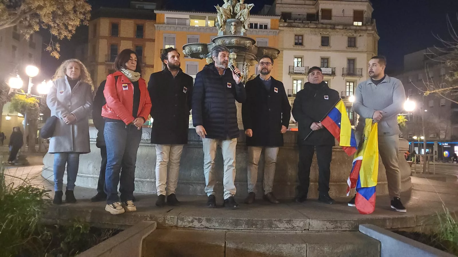Concentración por Venezuela en Huesca