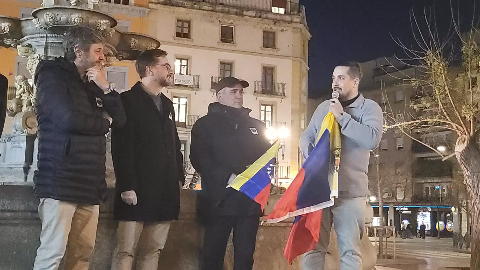 Concentración por Venezuela en Huesca