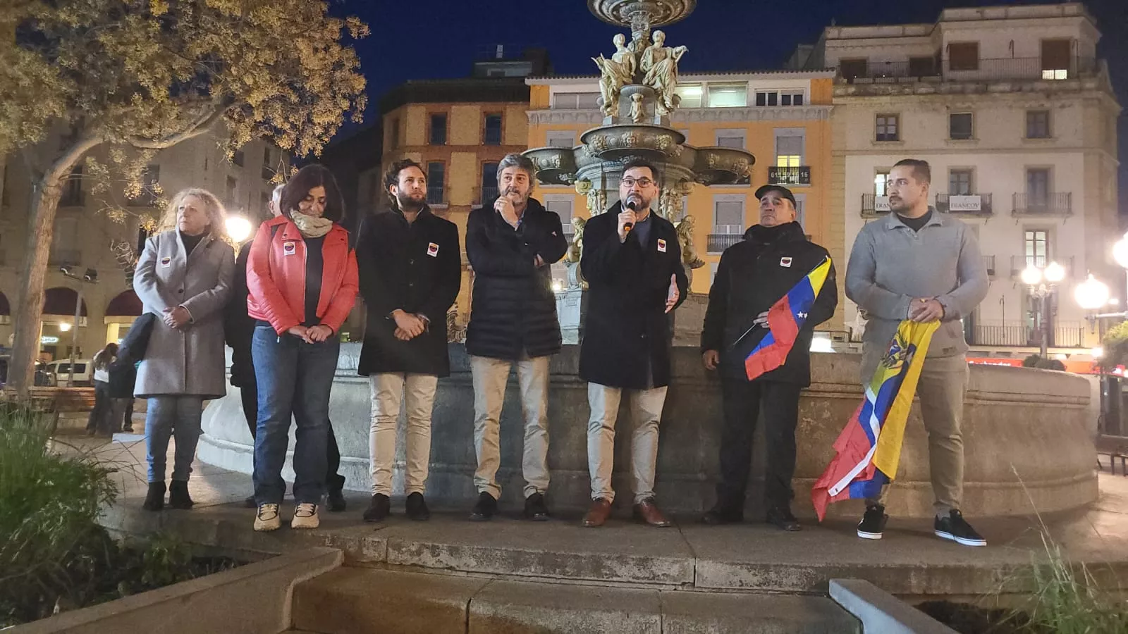 Concentración por Venezuela en Huesca