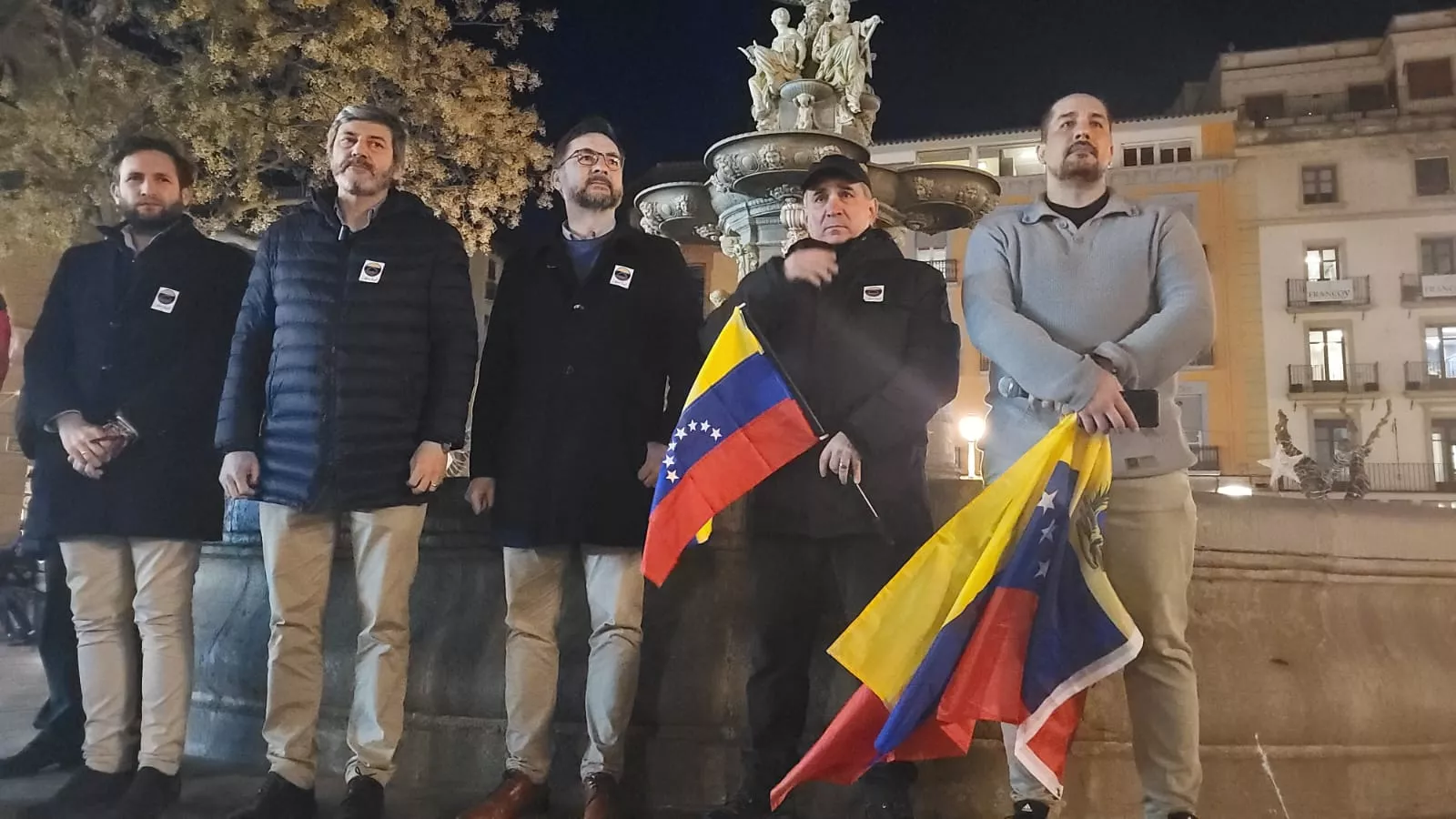 Concentración por Venezuela en Huesca
