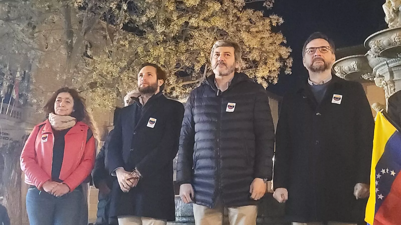 Concentración por Venezuela en Huesca