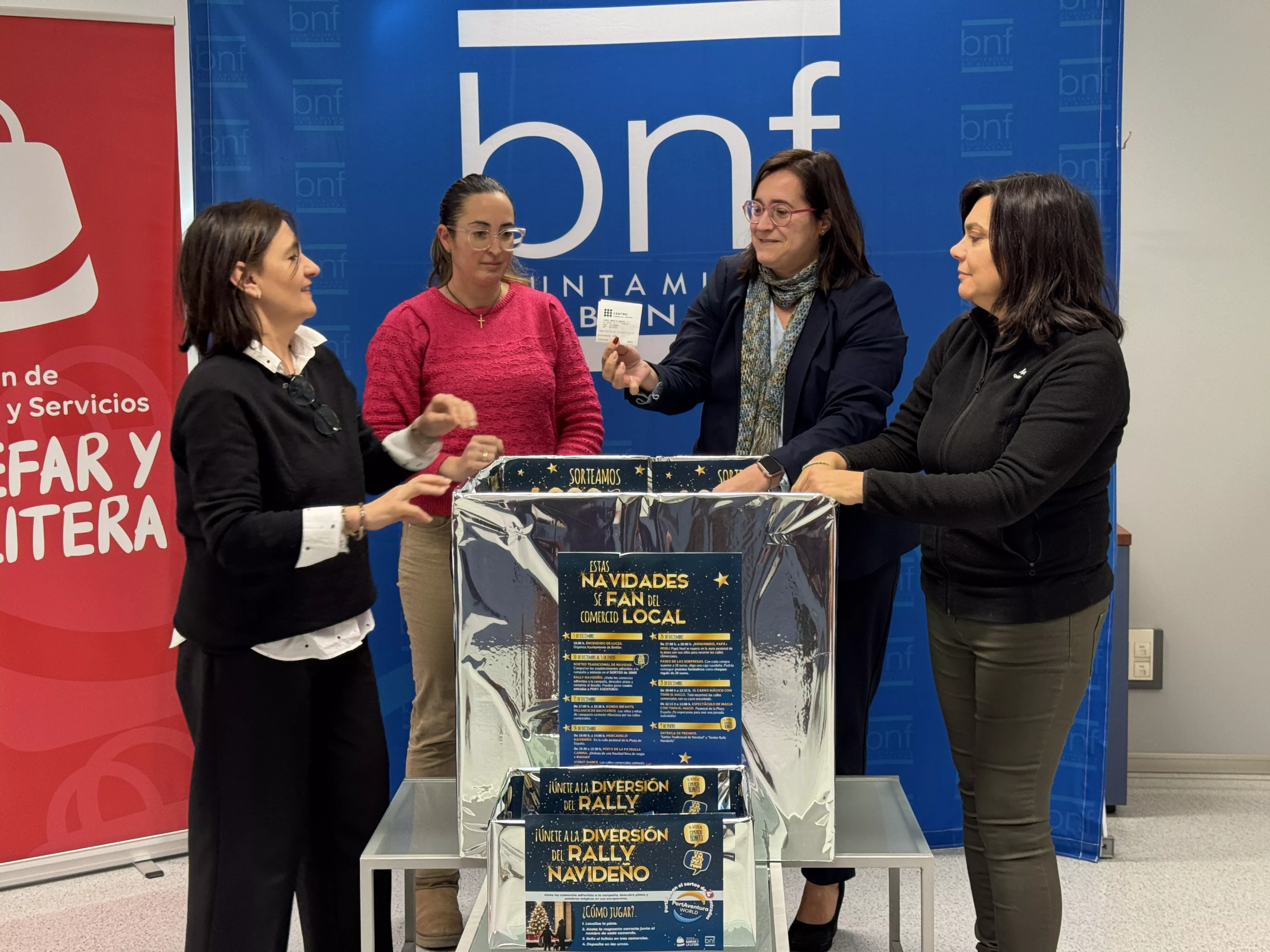 Sorteo de la campaña de Navidad de la Asociación de Comercio de Binéfar. Sorteo de la campaña de Navidad de la Asociación de Comercio de Binéfar.