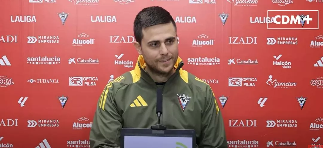 Alessio Lisci, en la previa ante el Huesca.