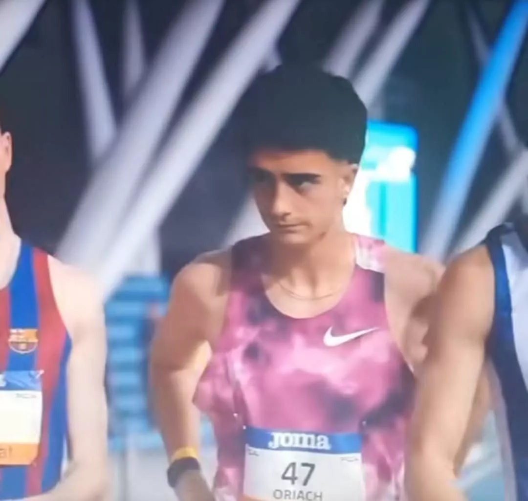 Pol Oriach derribó el récord de Aragón absoluto en 1.500 después de 39 años.