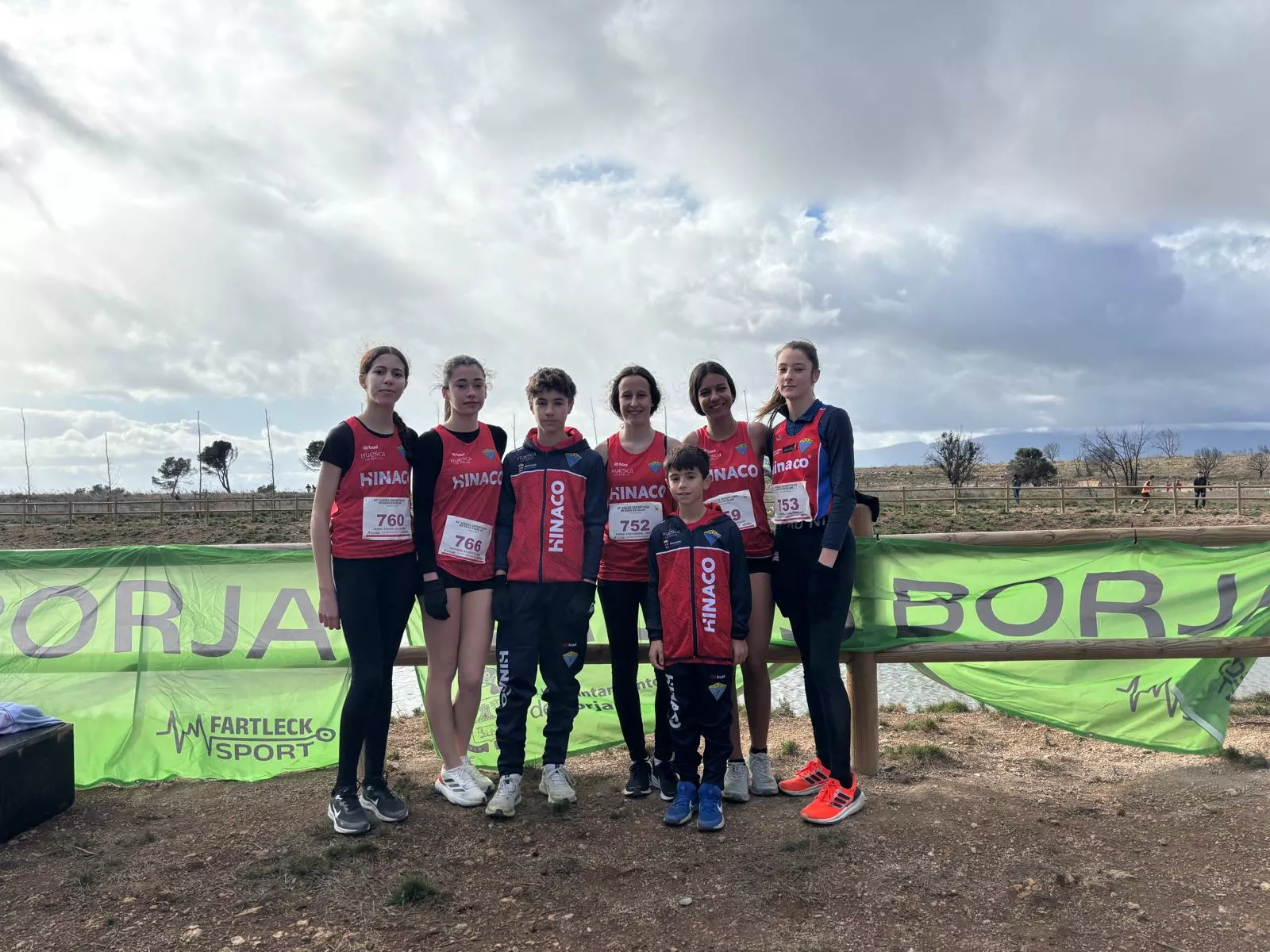 Hinaco Monzón en el Campeonato de Aragón escolar de cross