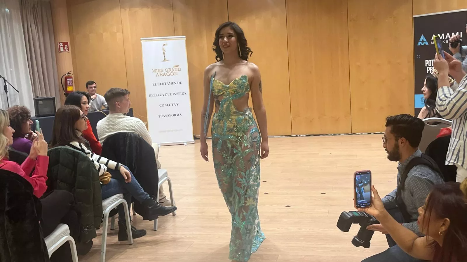 Gala para elegir a las representantes de Huesca en Miss Grand Aragón. Foto Mercedes Manterola