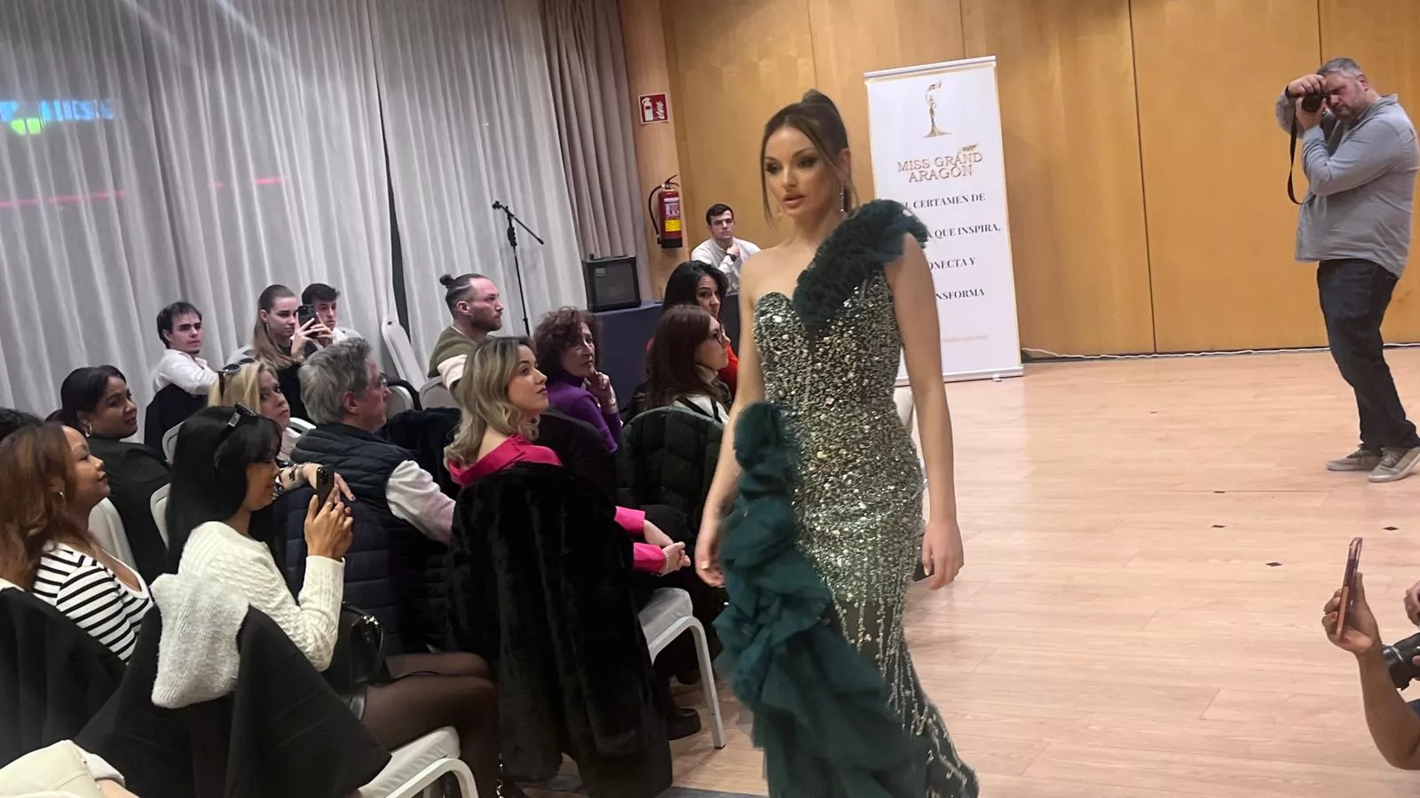 Gala para elegir a las representantes de Huesca en Miss Grand Aragón. Foto Mercedes Manterola