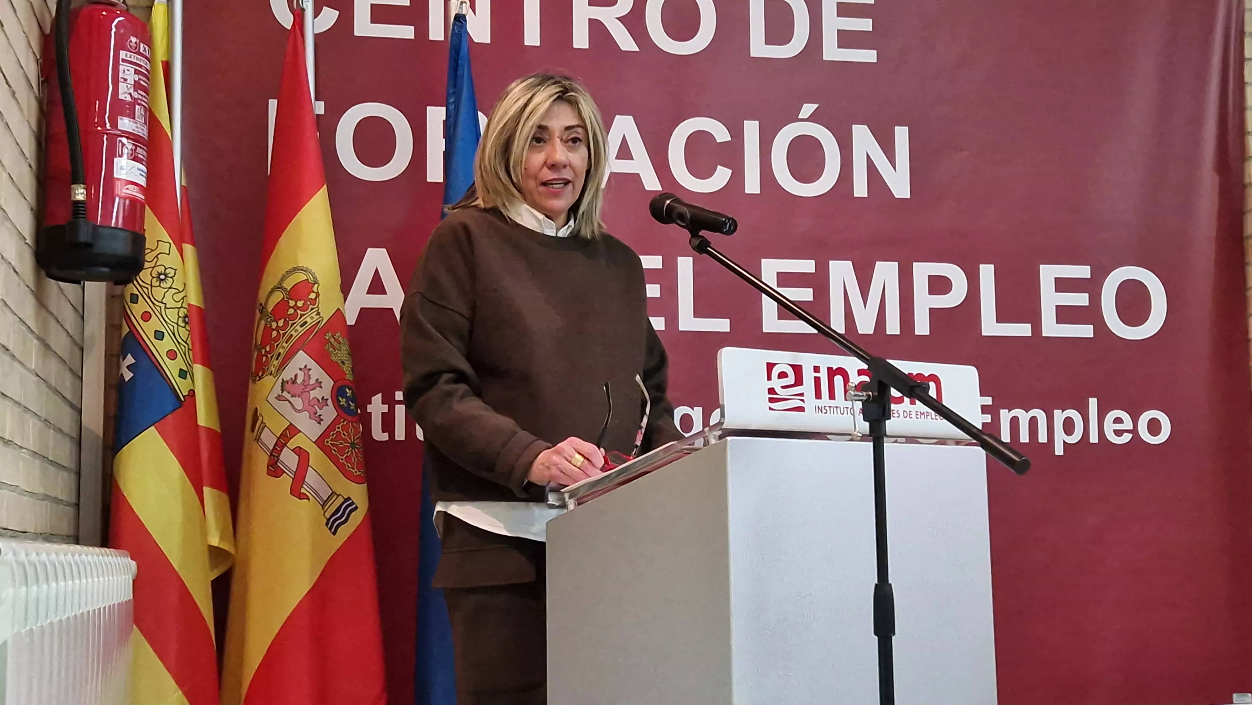 Directora provincial del Inaem en Huesca. Foto Myriam Martínez