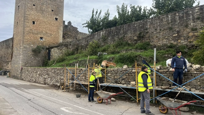 Una de las actuaciones realizadas en Aínsa a través del cuarto programa experiencial.