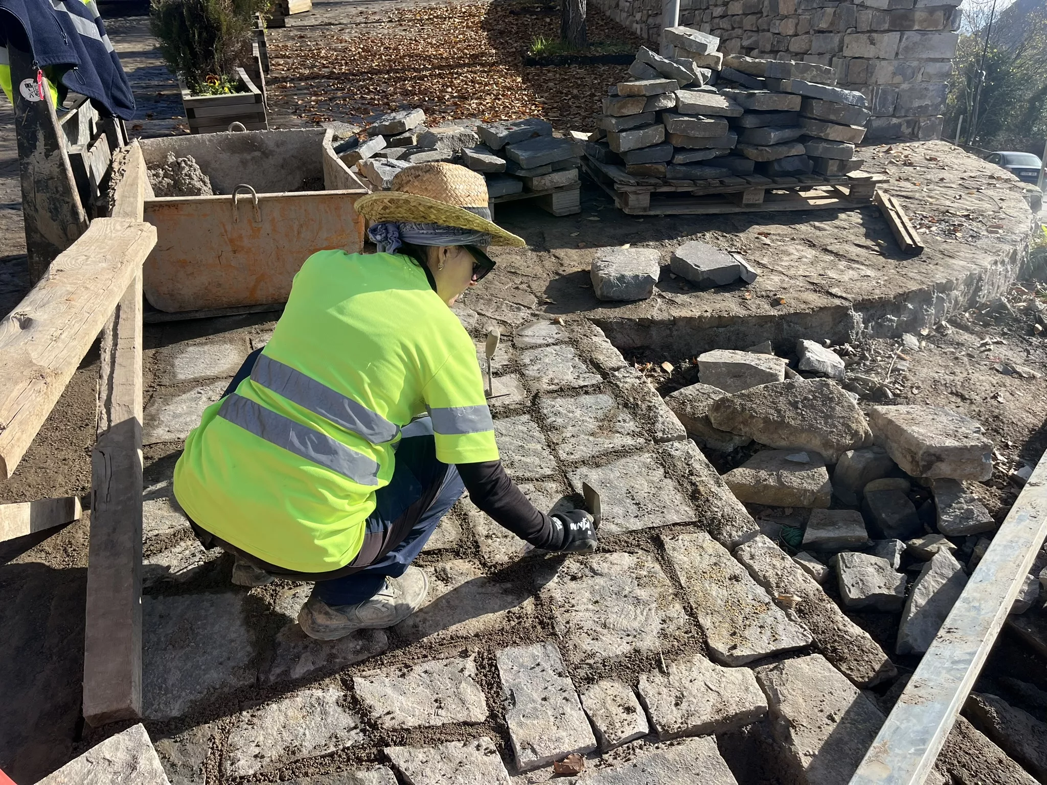 Actividad del cuarto programa experiencial en Aínsa.