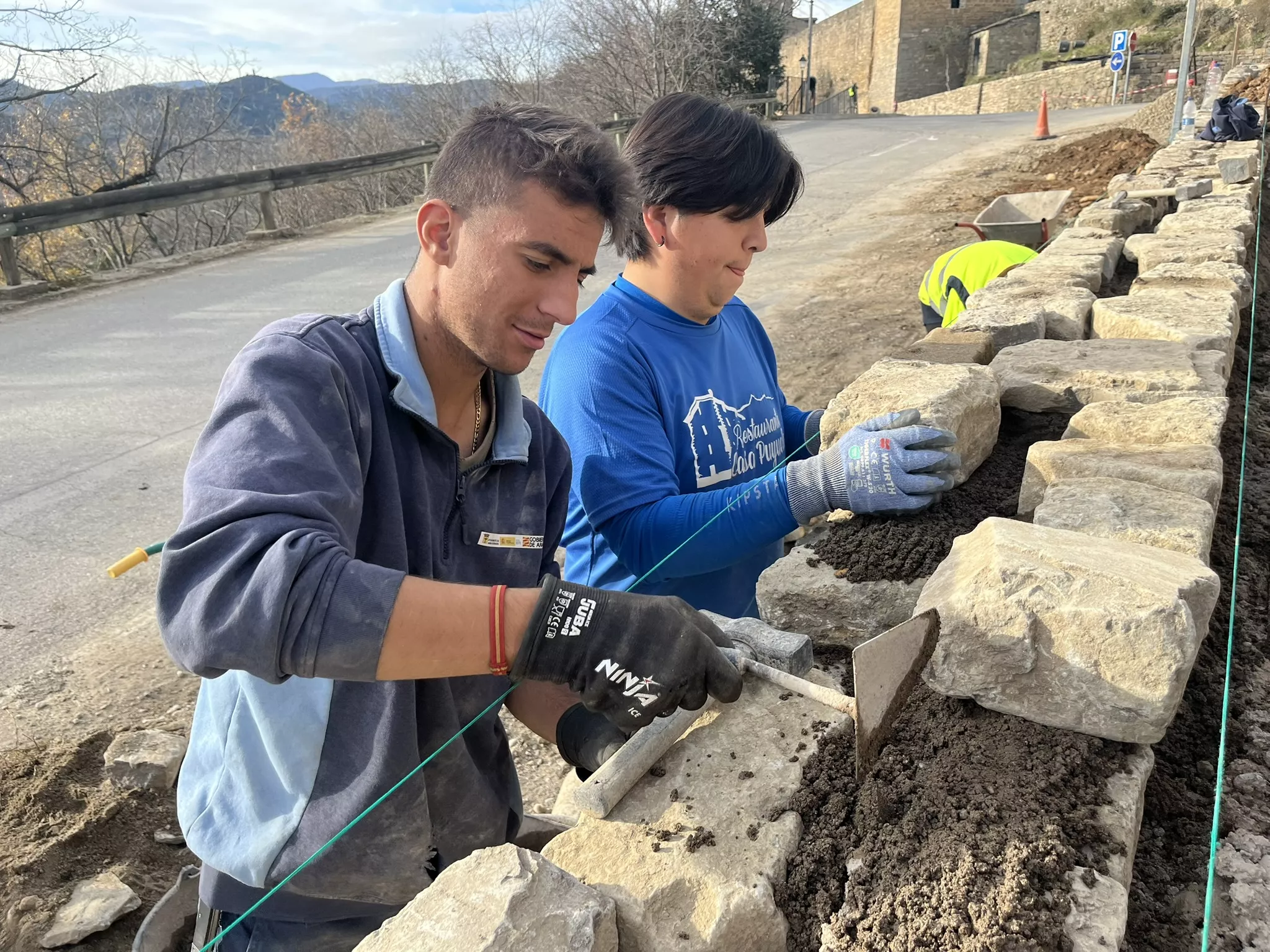 Actividad del cuarto programa experiencial en Aínsa.