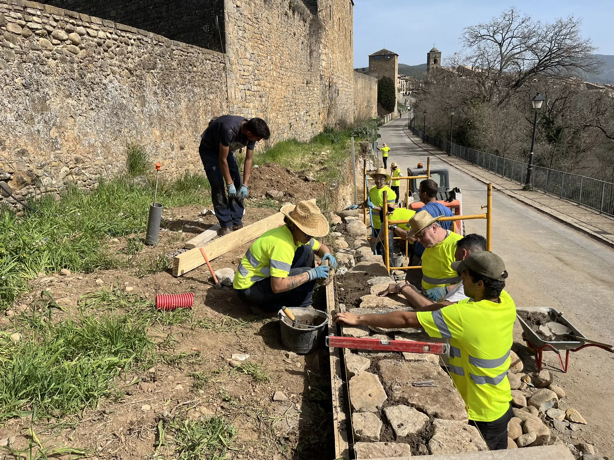 Actividad del cuarto programa experiencial en Aínsa.
