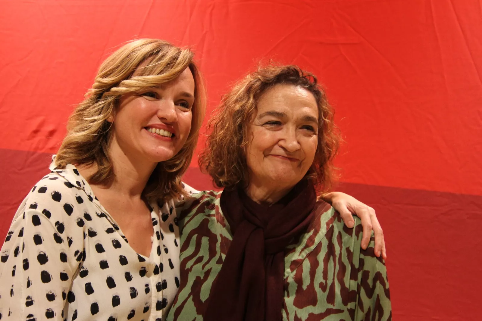 Pilar Alegría en Sariñena. Foto Carlos Neofato