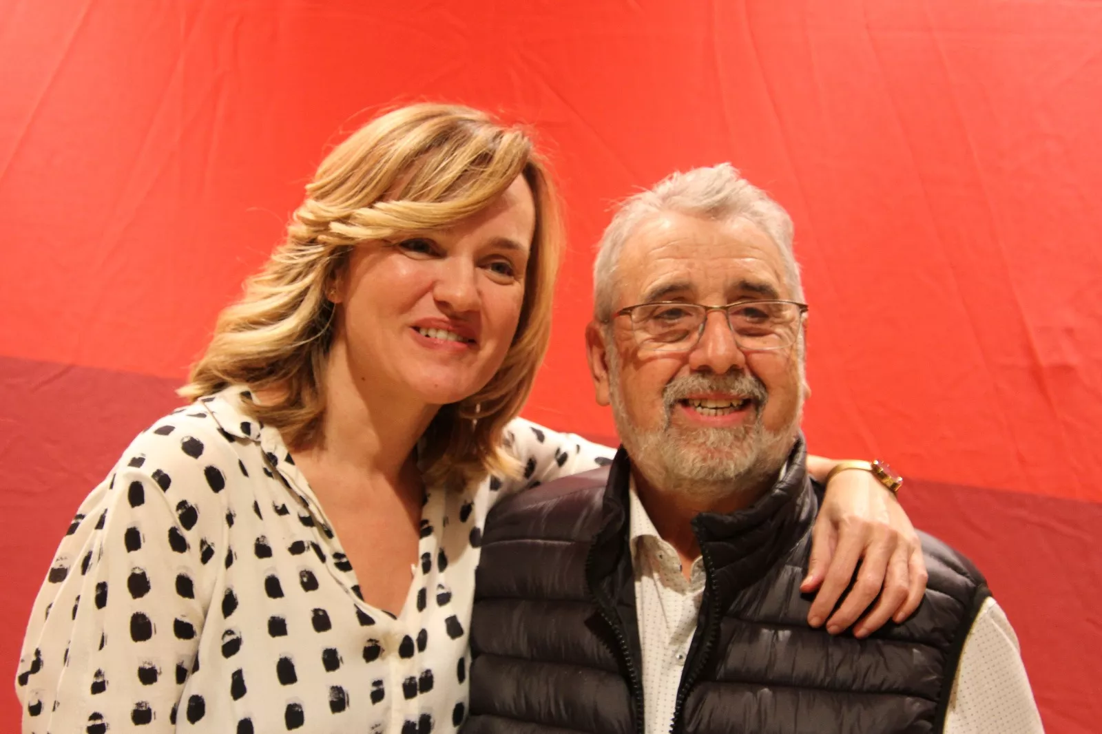 Pilar Alegría en Sariñena. Foto Carlos Neofato