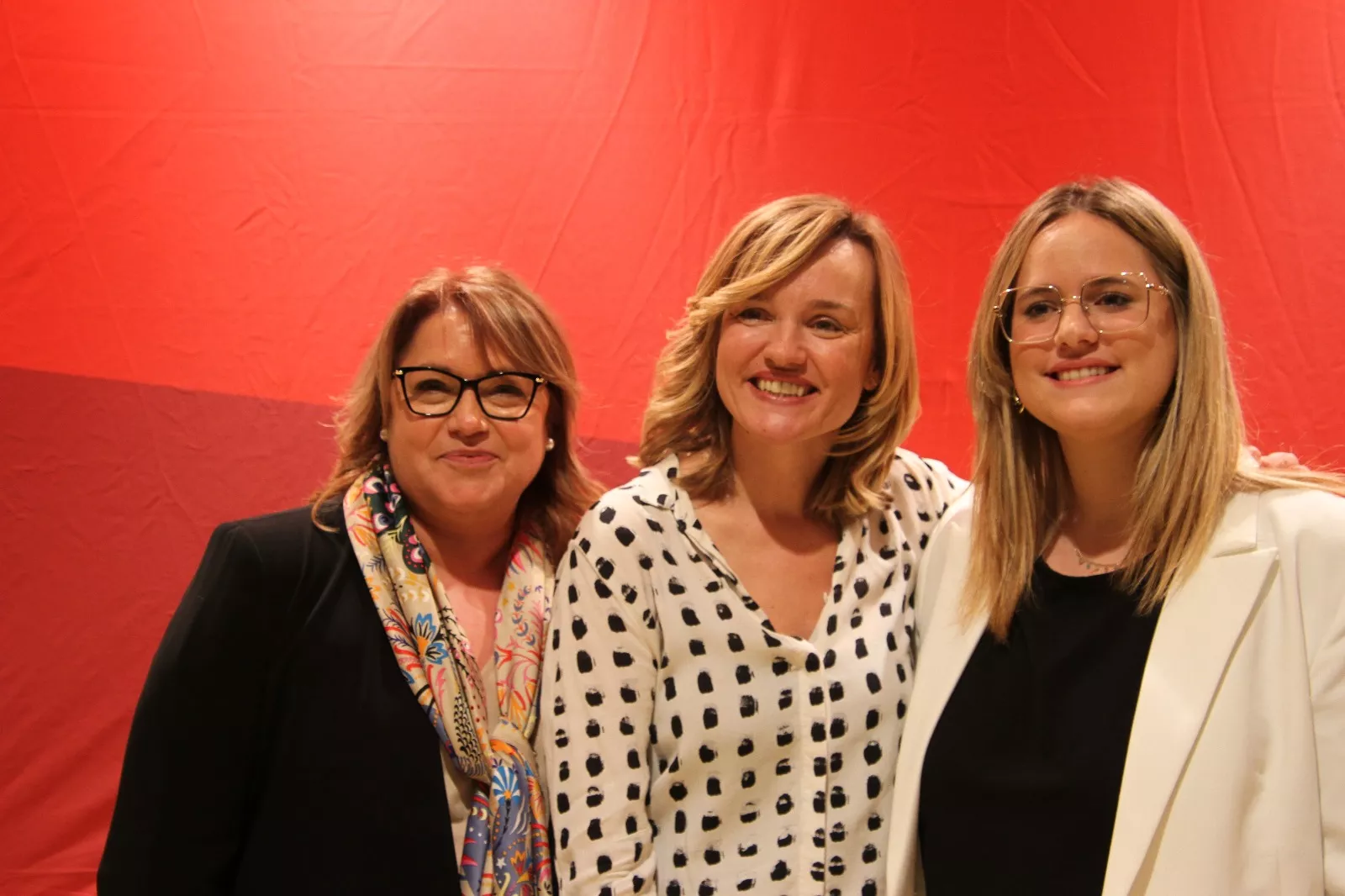 Pilar Alegría en Sariñena. Foto Carlos Neofato