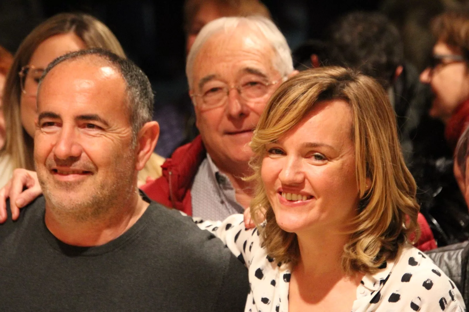 Pilar Alegría en Sariñena. Foto Carlos Neofato