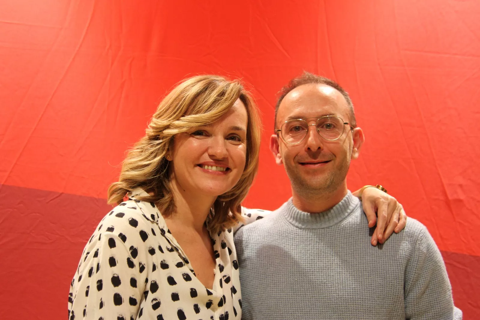 Pilar Alegría en Sariñena. Foto Carlos Neofato