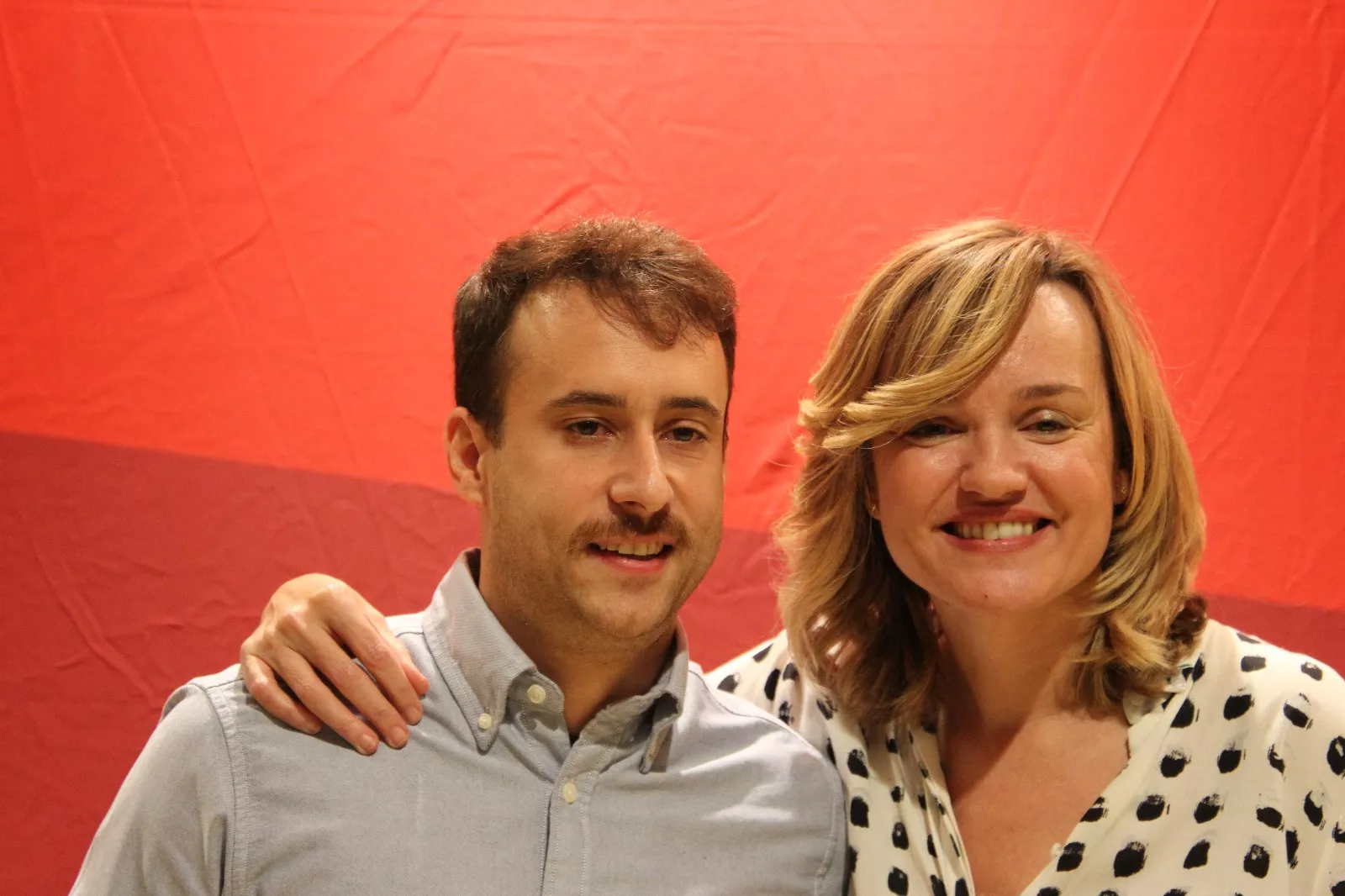 Pilar Alegría en Sariñena. Foto Carlos Neofato