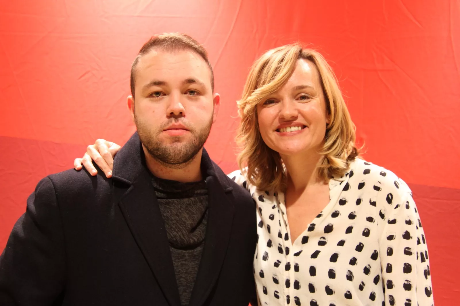 Pilar Alegría en Sariñena. Foto Carlos Neofato