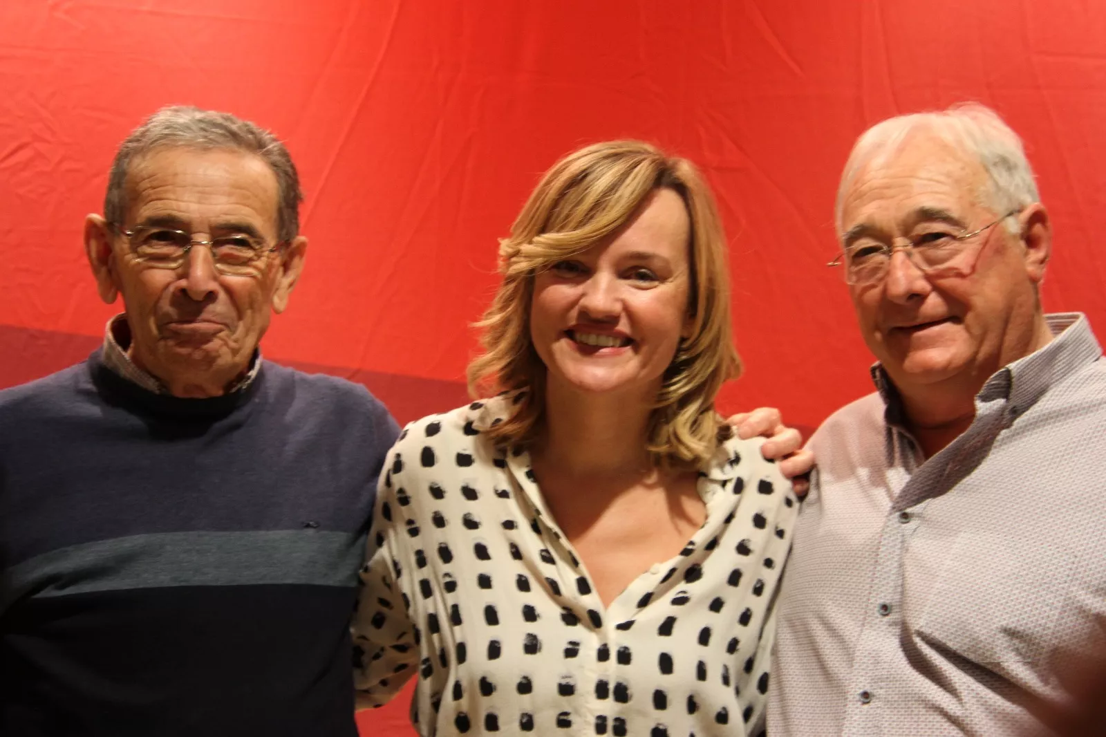 Pilar Alegría en Sariñena. Foto Carlos Neofato