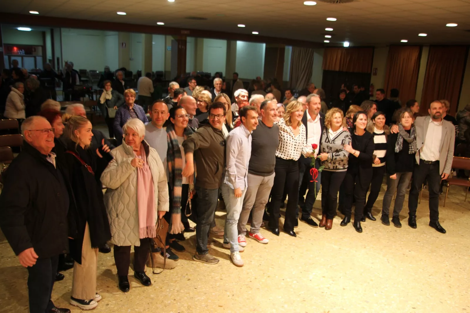 Pilar Alegría en Sariñena. Foto Carlos Neofato