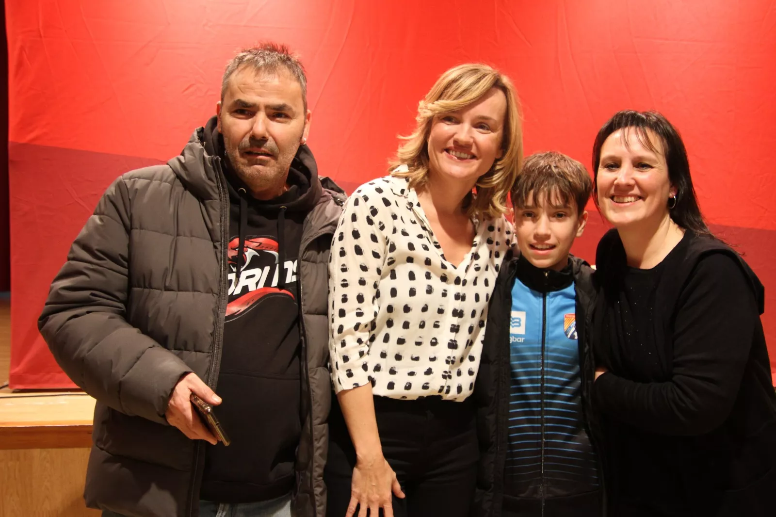 Pilar Alegría en Sariñena. Foto Carlos Neofato