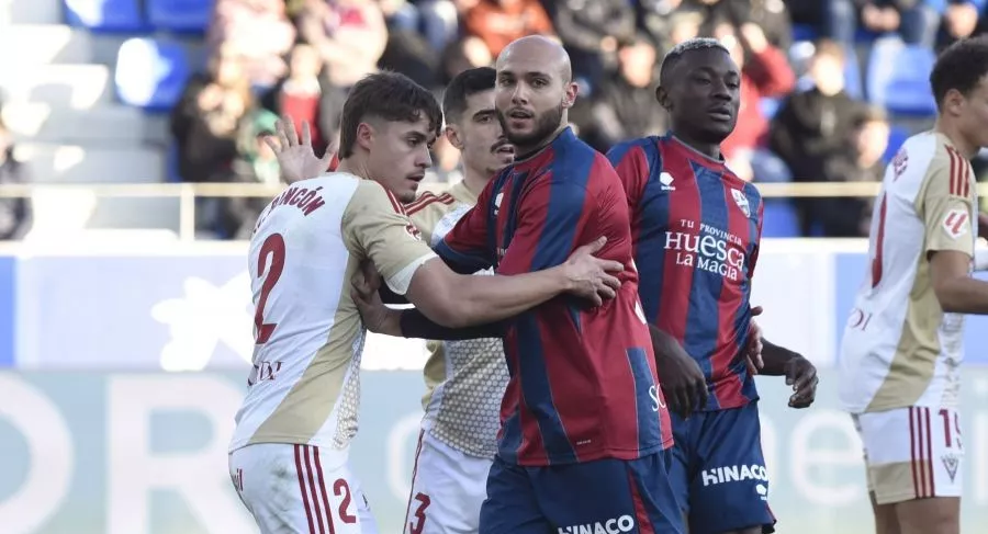 Jérémy Blasco, en un partido ante el Mirandés.