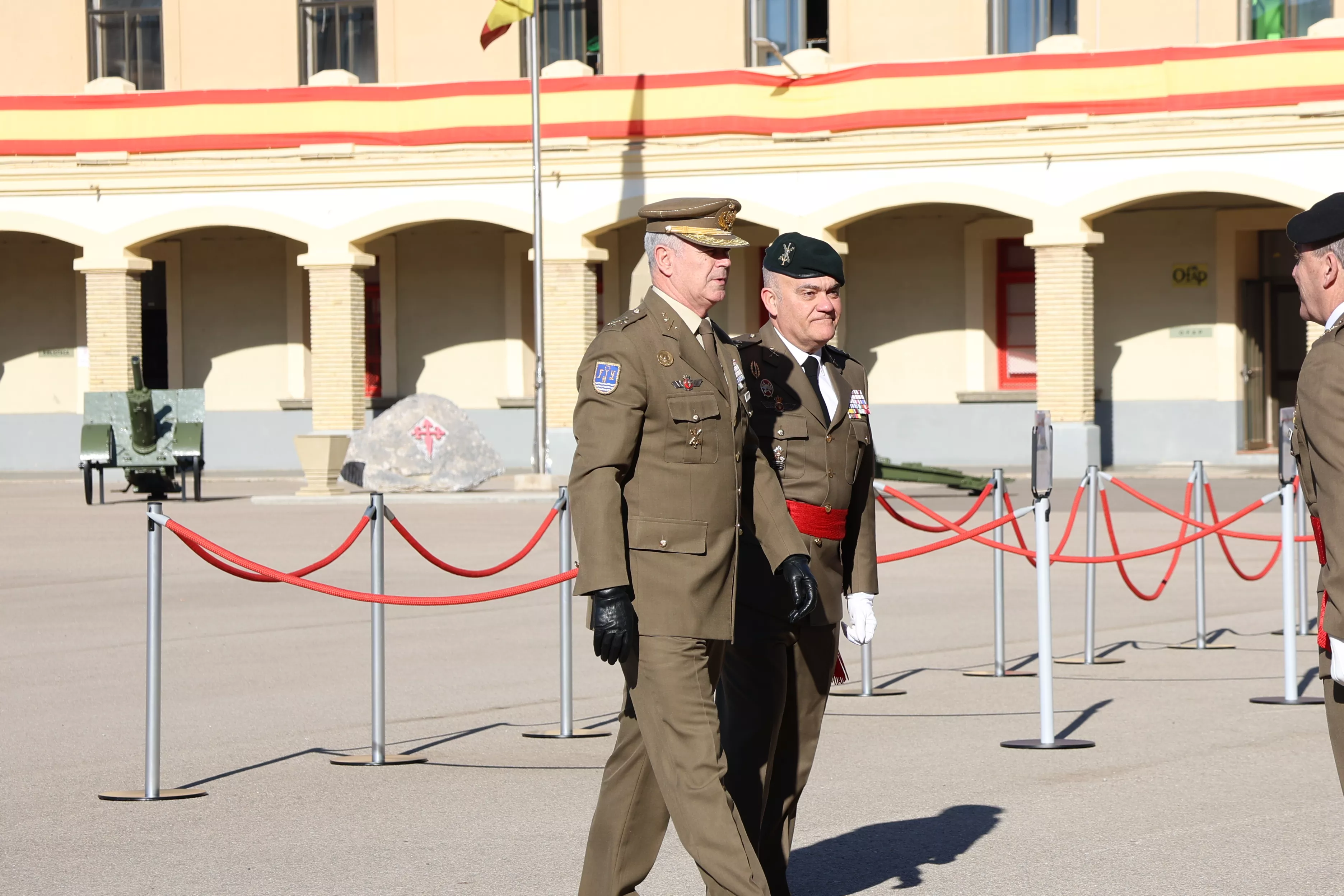 Toma de posesión del general Cepeda como jefe de la División Castillejos. Foto División Castillejos