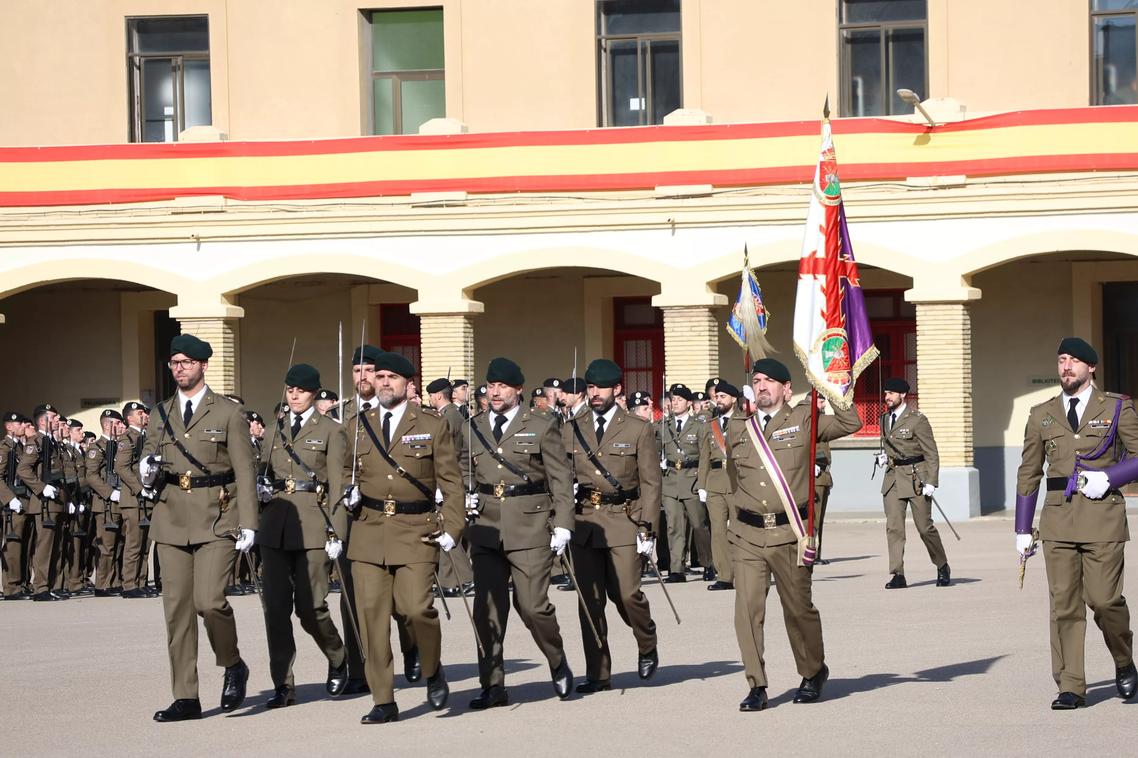 Toma de posesión del general Cepeda como jefe de la División Castillejos. Foto División Castillejos