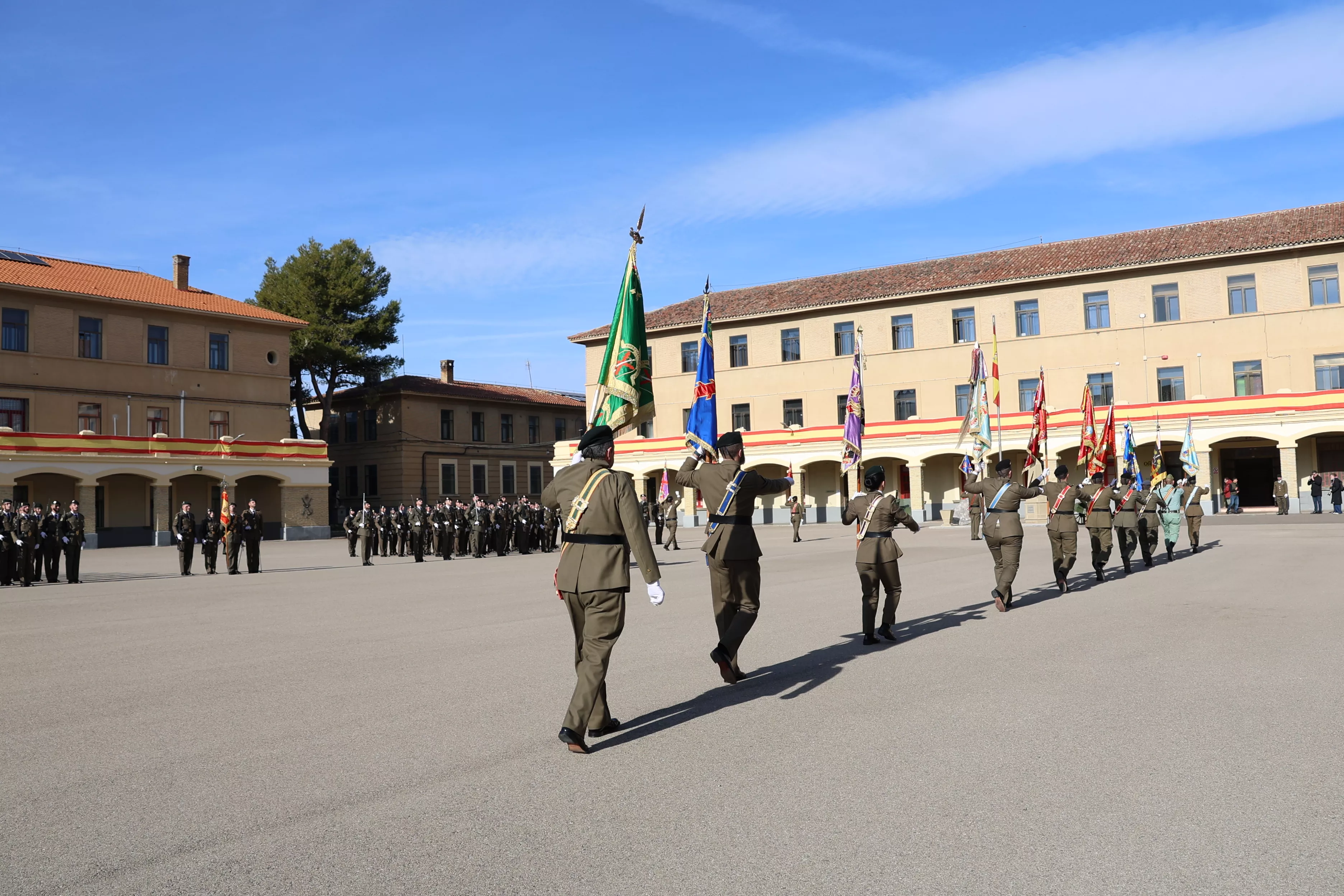 Toma de posesión del general Cepeda como jefe de la División Castillejos. Foto División Castillejos