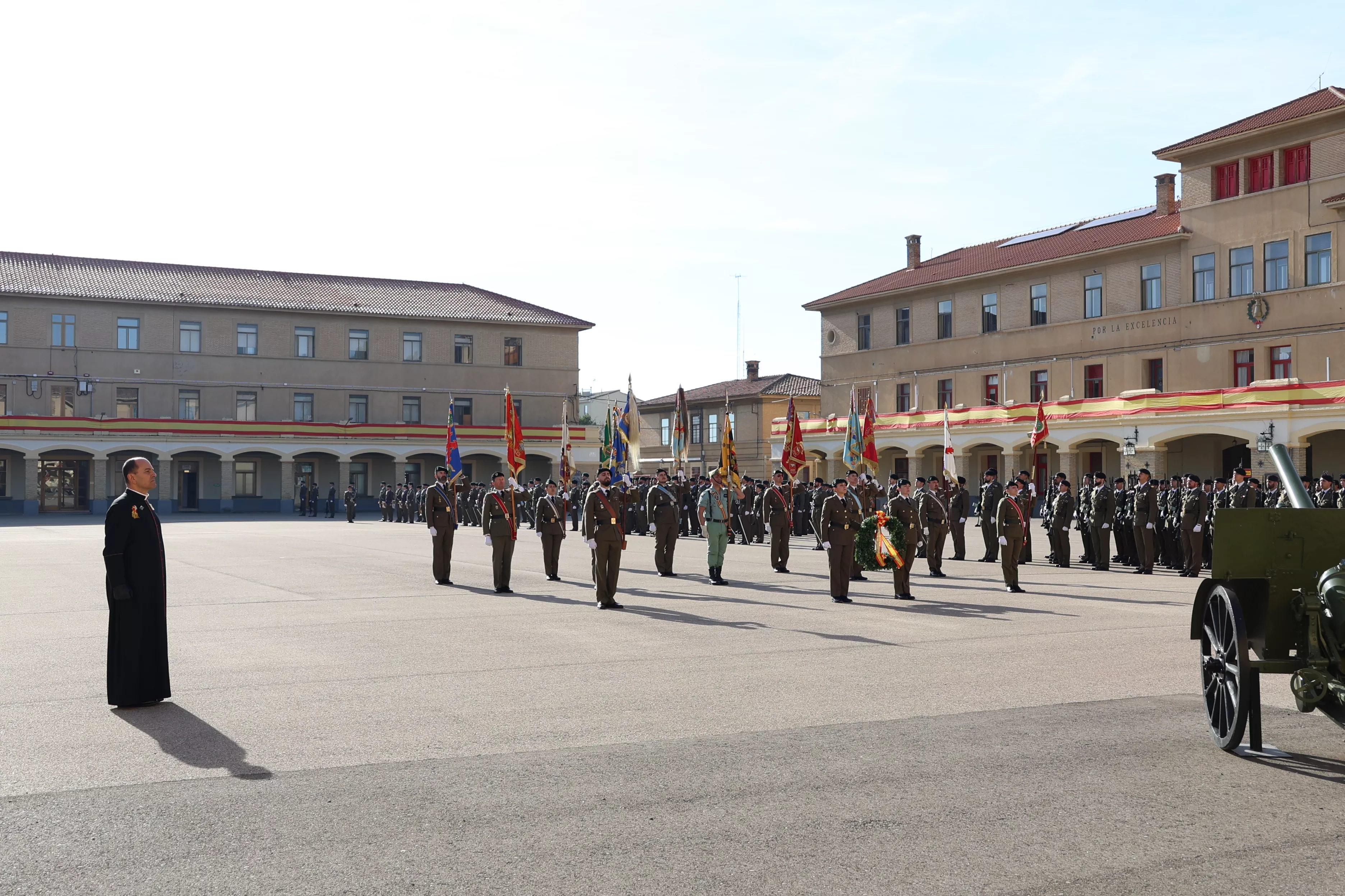 Toma de posesión del general Cepeda como jefe de la División Castillejos. Foto División Castillejos