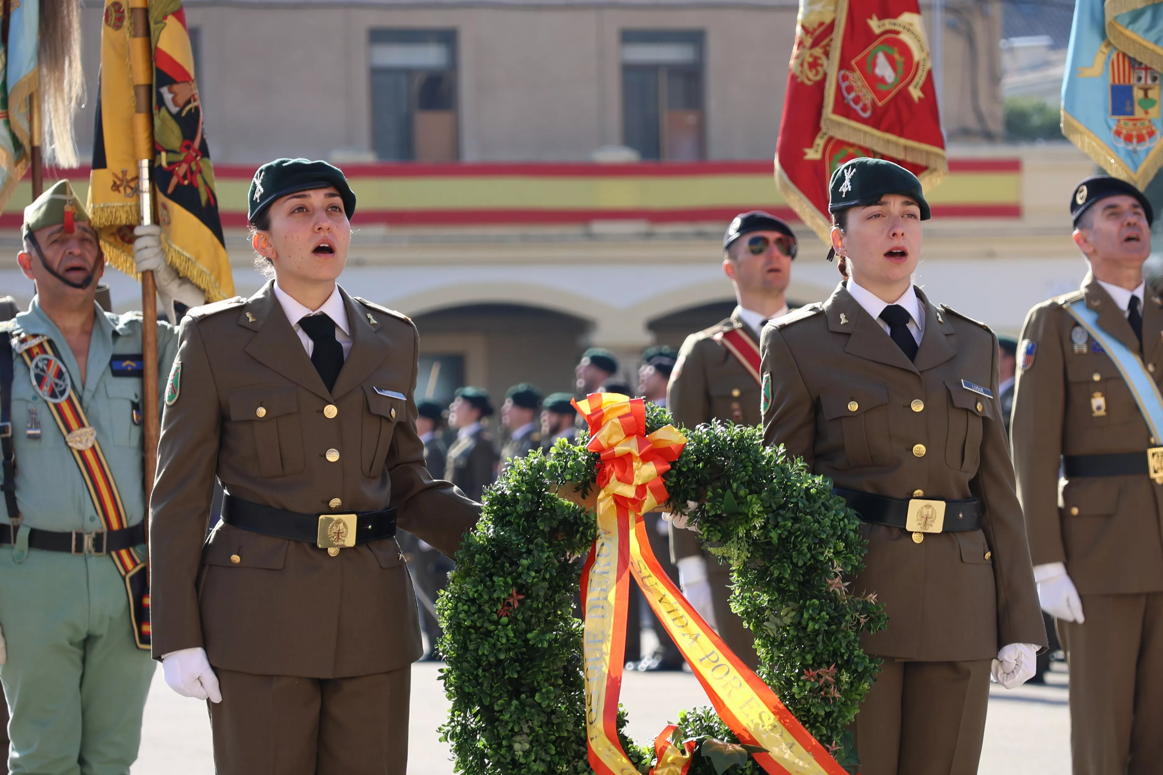 Toma de posesión del general Cepeda como jefe de la División Castillejos. Foto División Castillejos