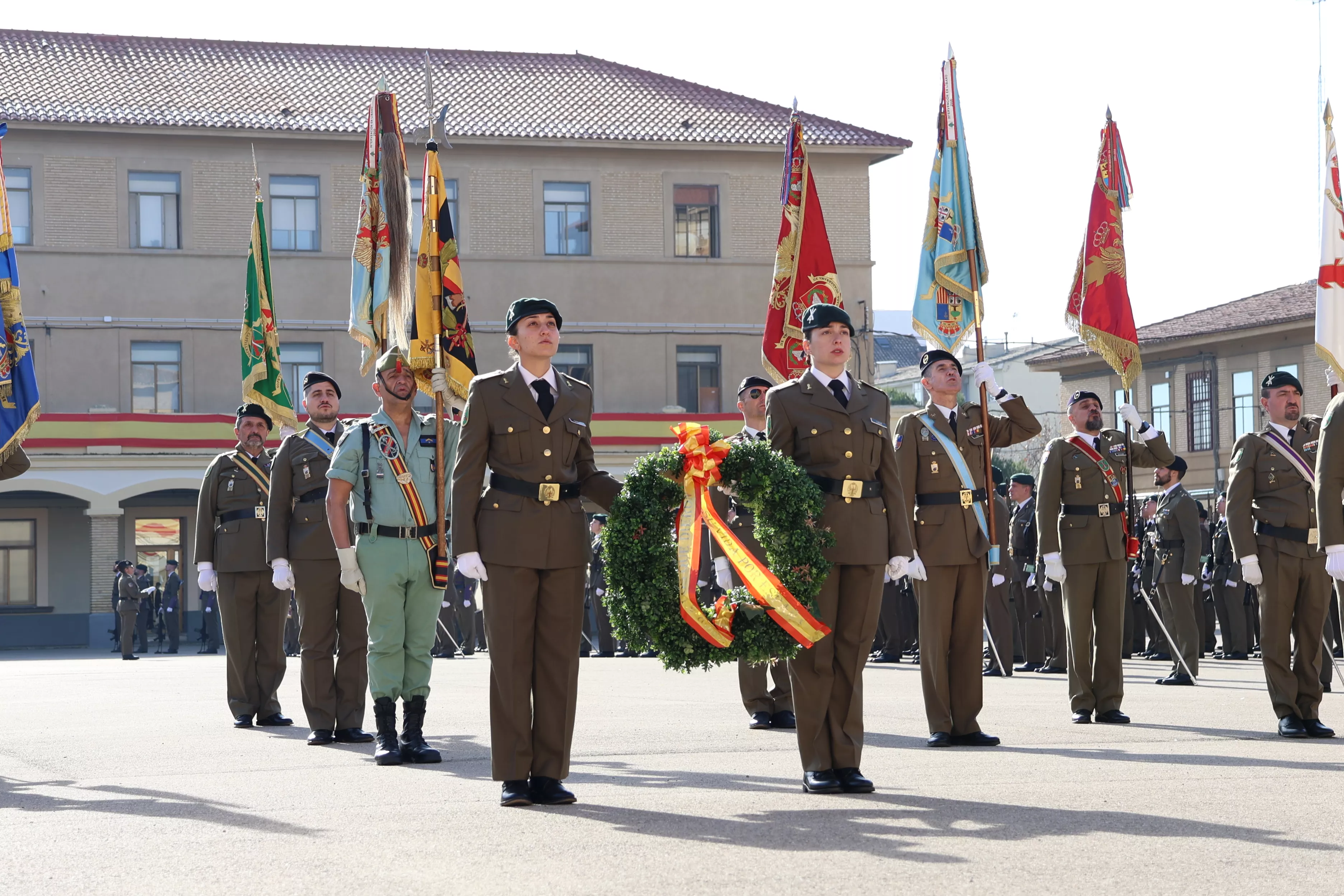 Toma de posesión del general Cepeda como jefe de la División Castillejos. Foto División Castillejos