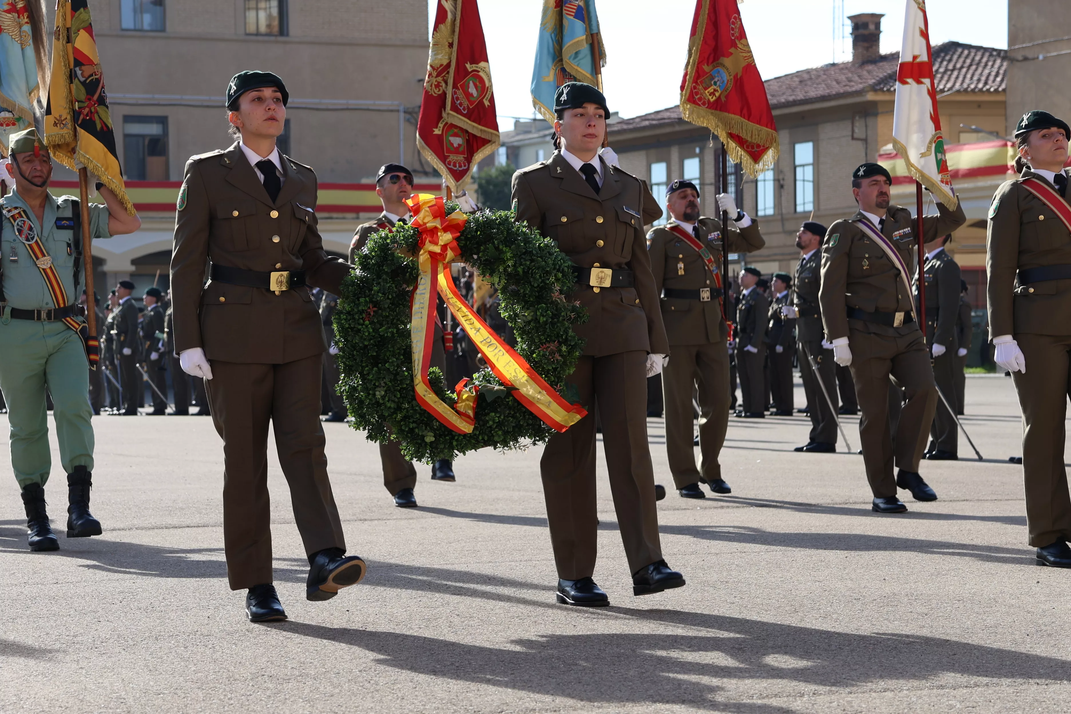 Toma de posesión del general Cepeda como jefe de la División Castillejos. Foto División Castillejos