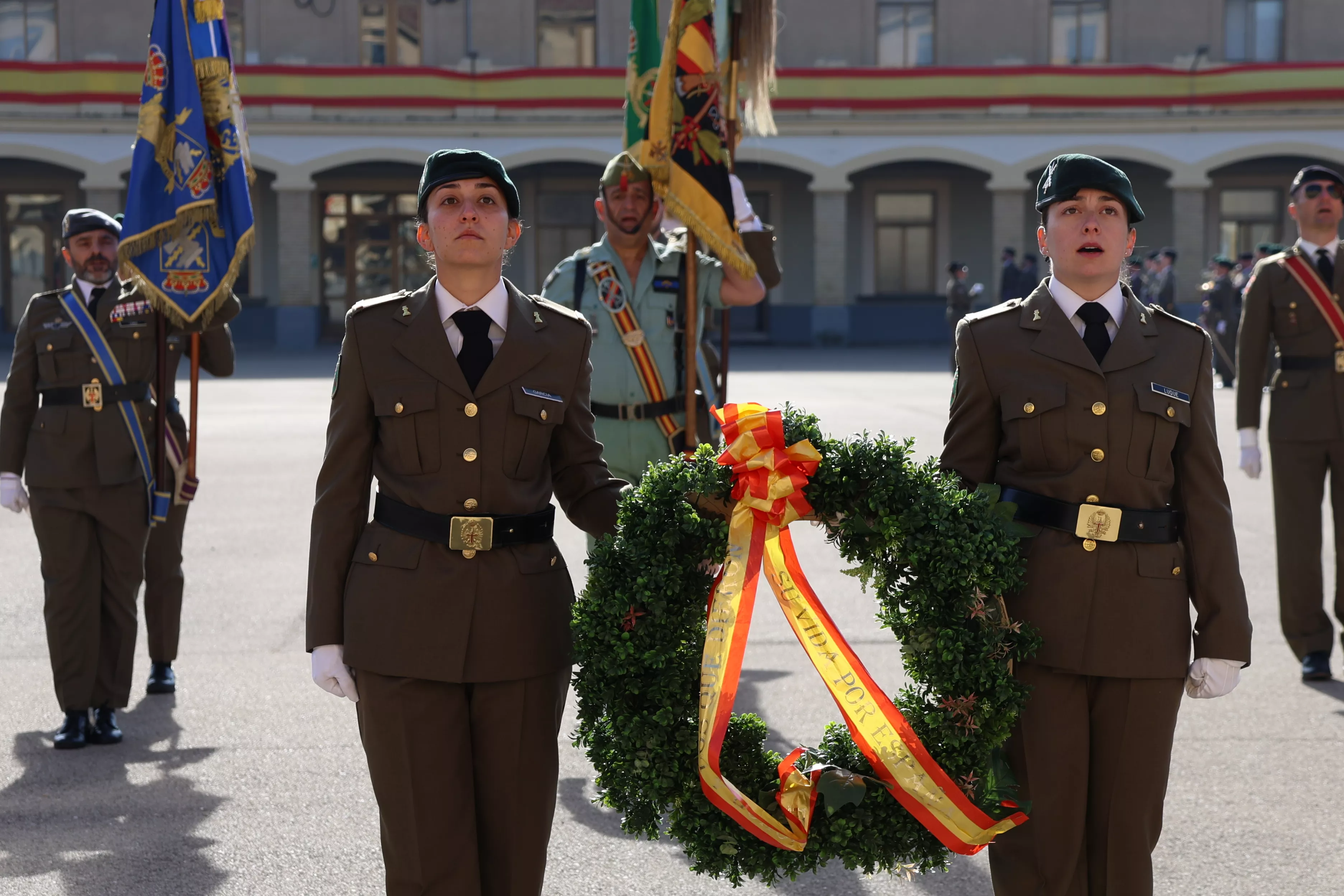 Toma de posesión del general Cepeda como jefe de la División Castillejos. Foto División Castillejos