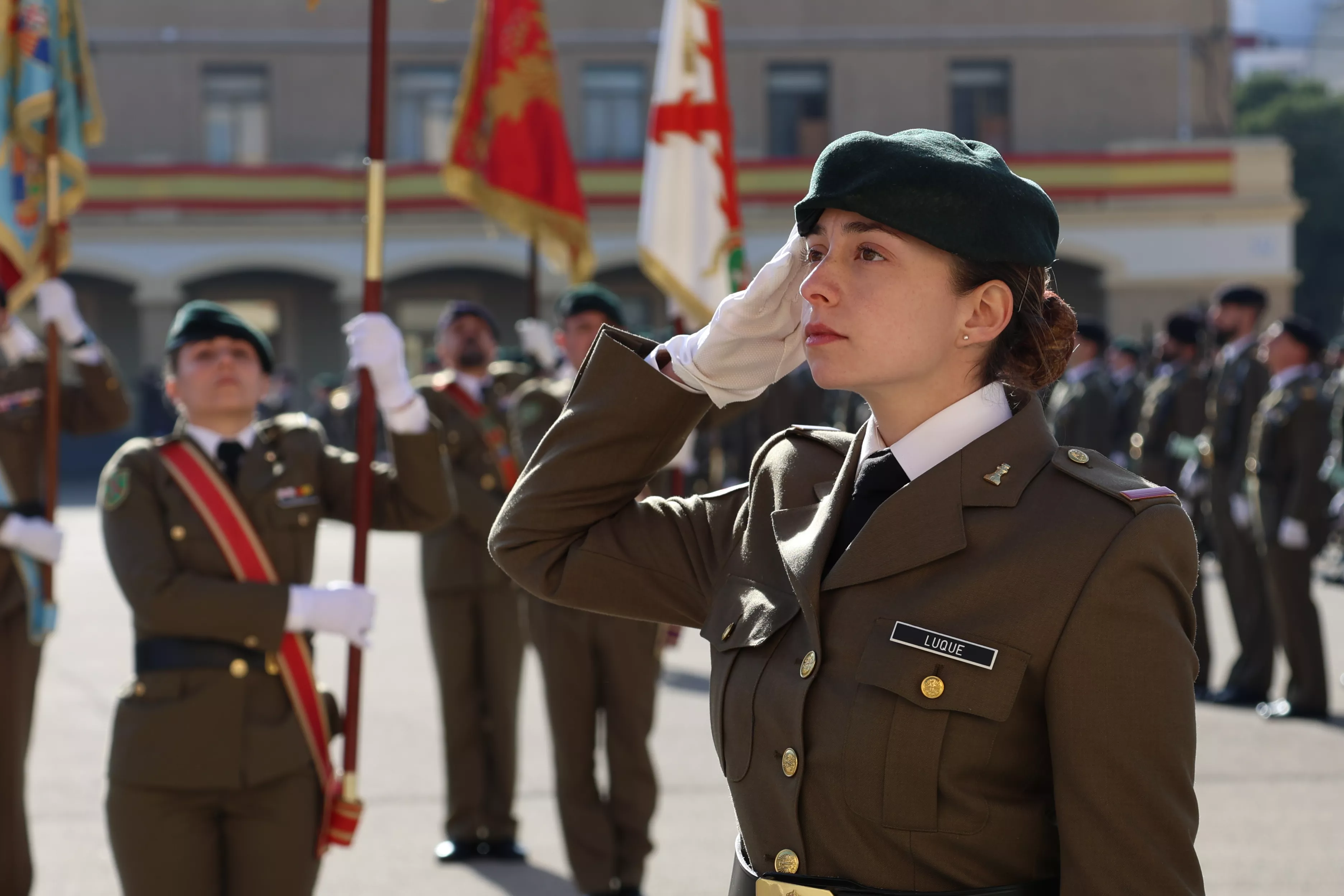 Toma de posesión del general Cepeda como jefe de la División Castillejos. Foto División Castillejos