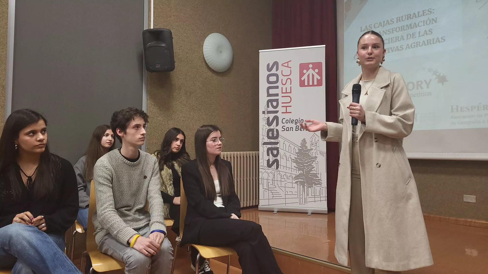 Entrega del tercer premio de Eustory a Salesianos de Huesca