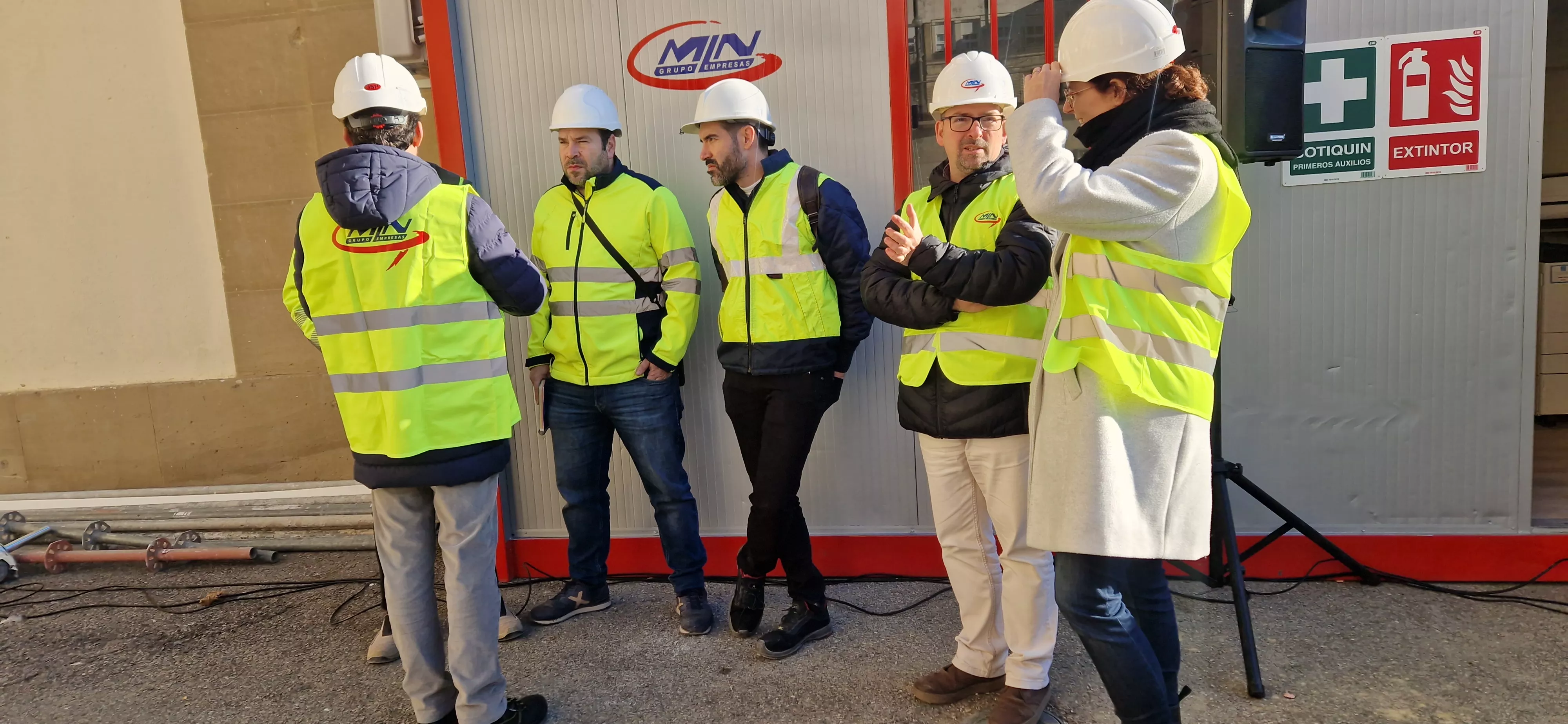 Primera piedra de la Facultad de Medicina de Huesca. Foto Myriam Martínez 