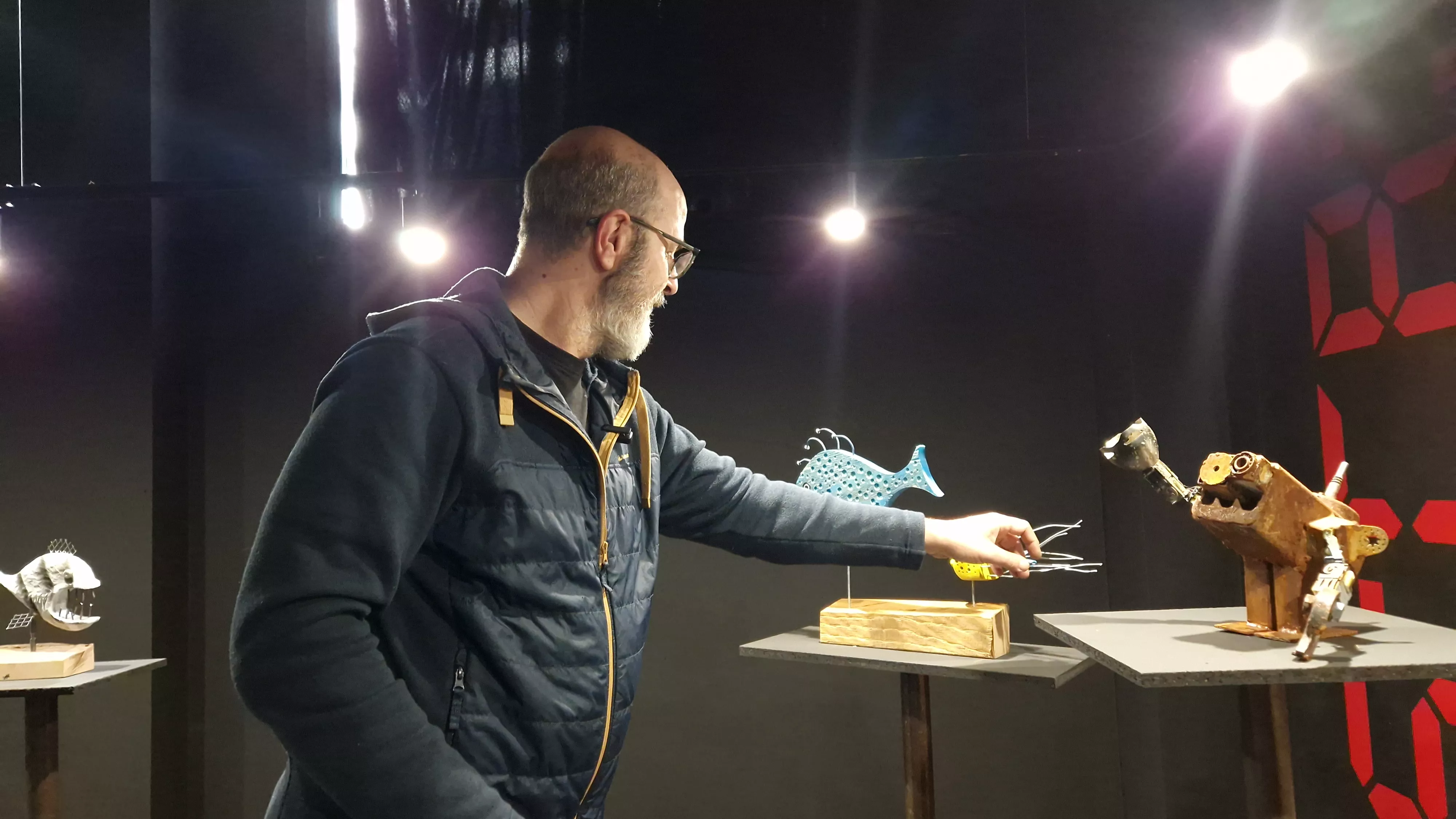 Exposición de Nico Malo en Oscape. Foto Myriam Martínez