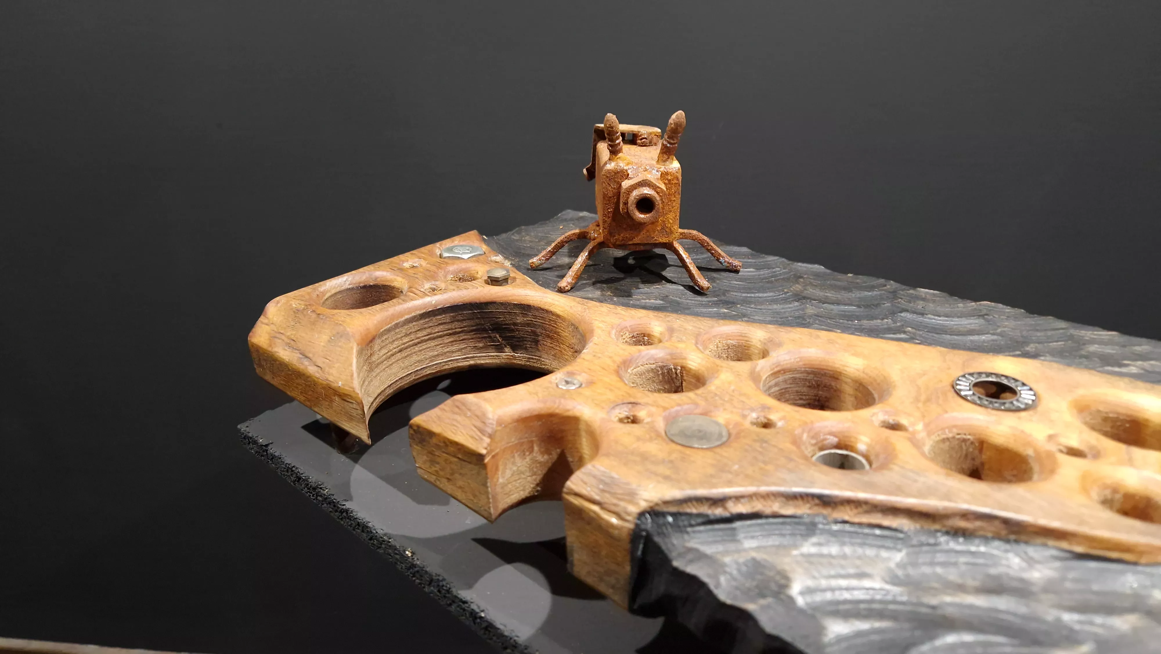 Exposición de Nico Malo en Oscape. Foto Myriam Martínez