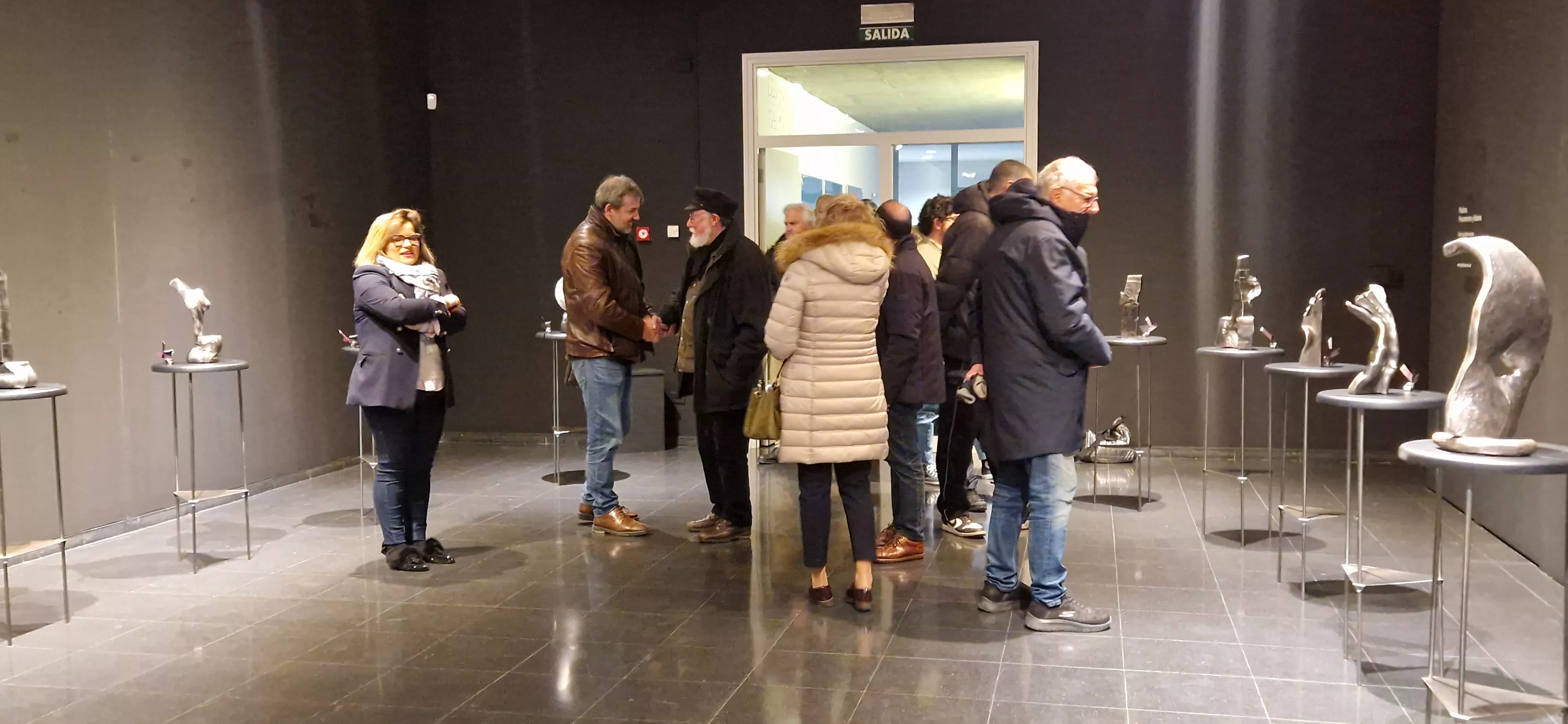 Exposición de Francisco Gracia Lasaosa en el Manuel Benito Moliner. Foto Myriam Martínez